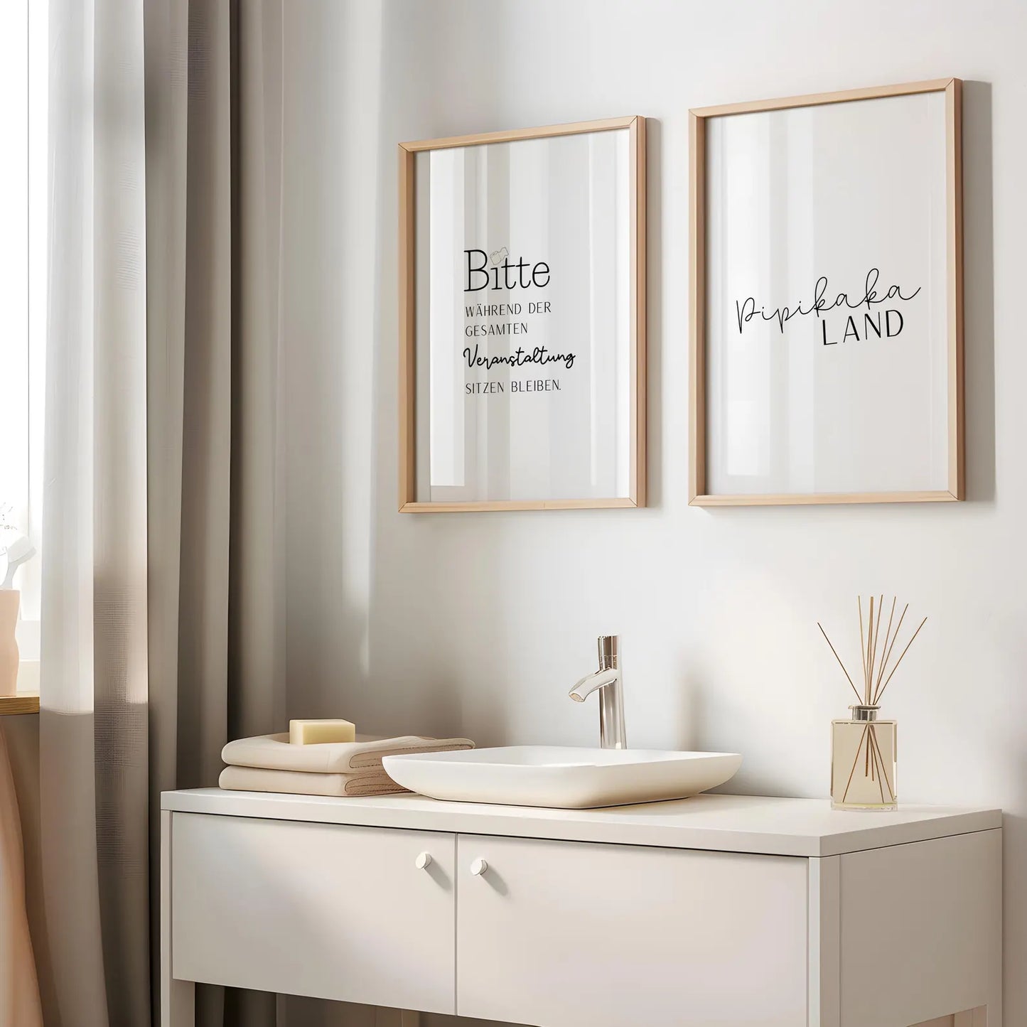 Lustiges WC-Poster “Bitte während der gesamten Veranstaltung sitzen bleiben”
