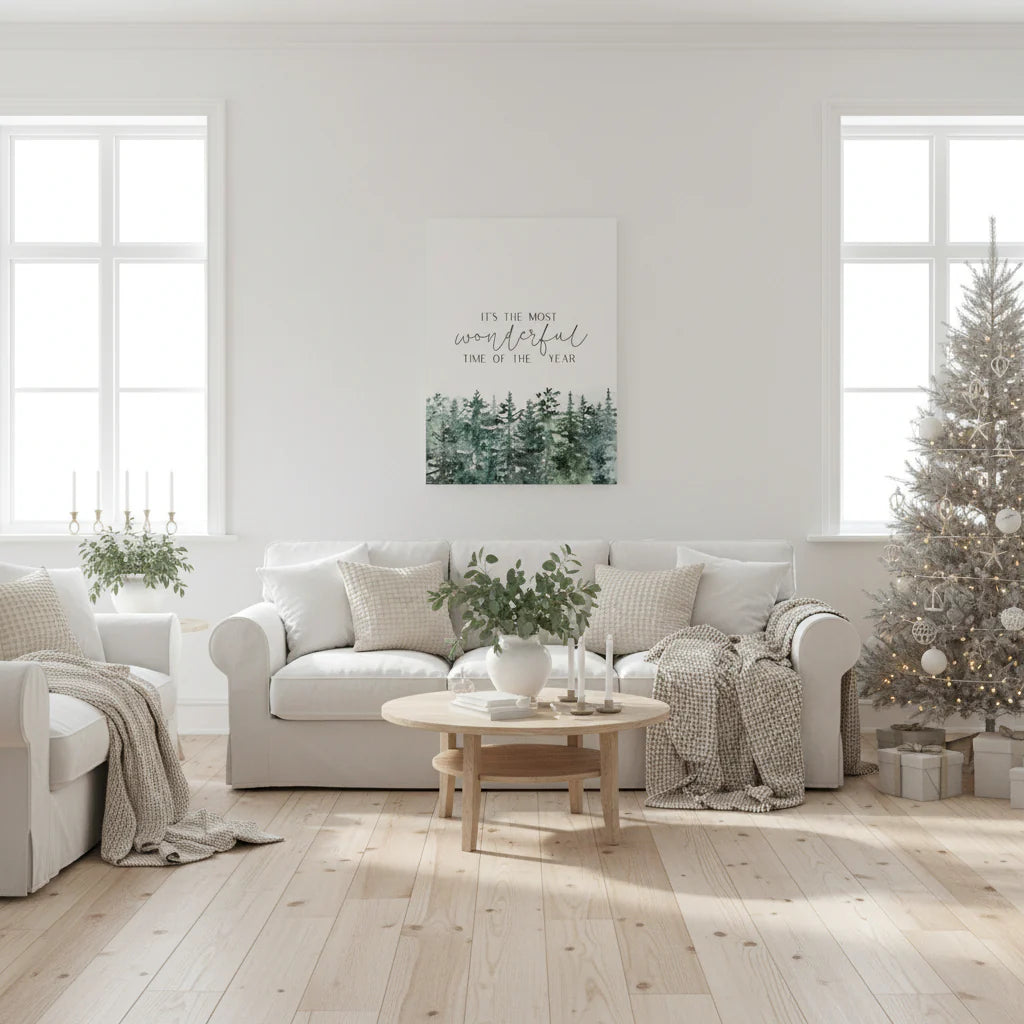 Winter Poster „It’s the most wonderful time of the year“ – Wandbild