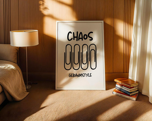 Poster CHAOS GERMAN STYLE