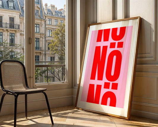 Modernes Typografie-Poster