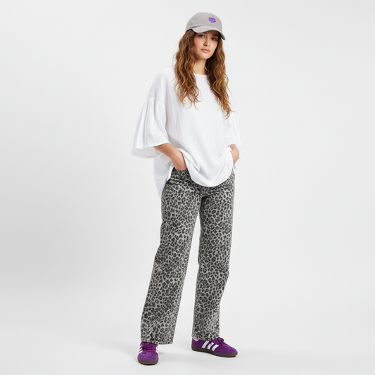 Bestickte Happy Camper Club Cap Lila Edition