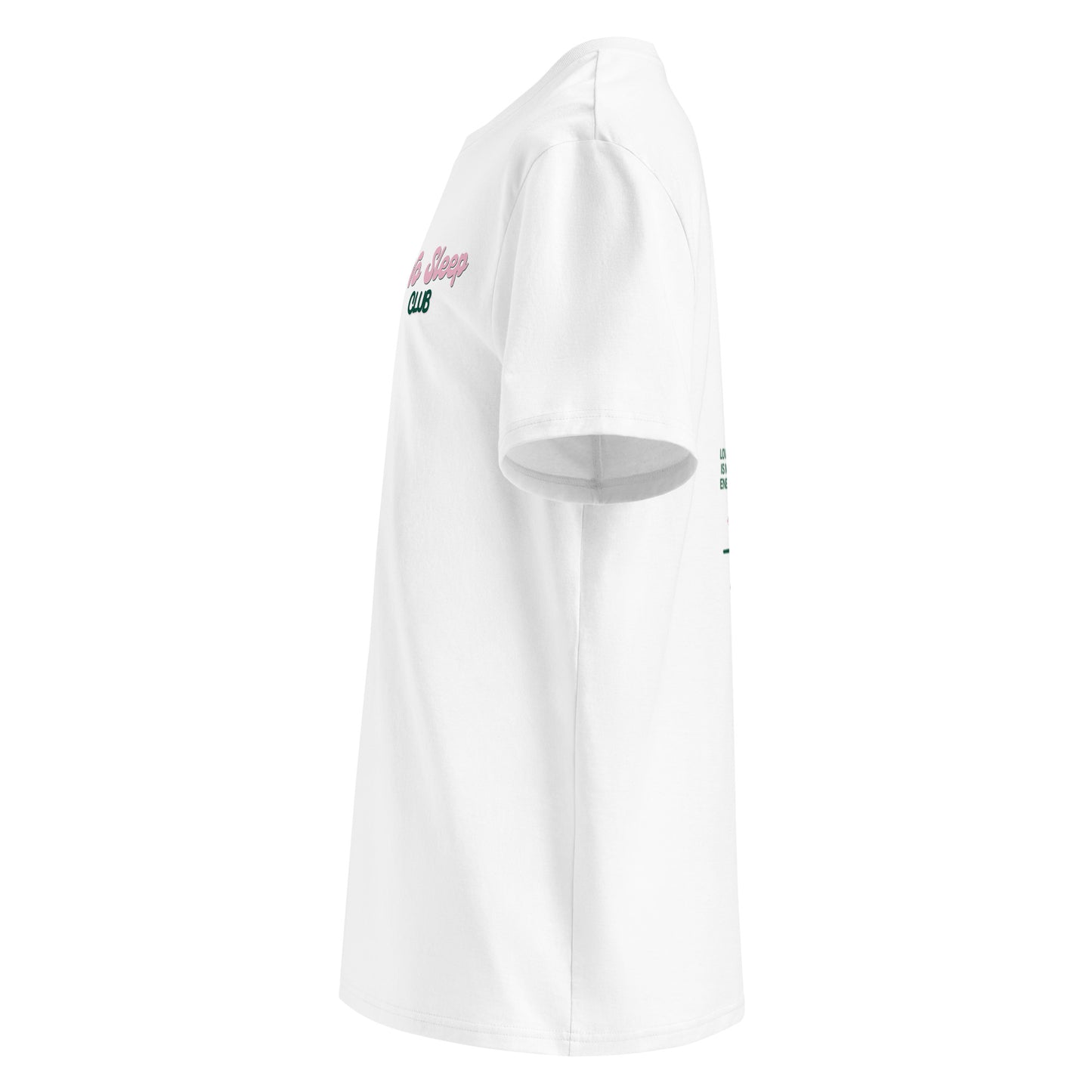 Unisex Bio-T-Shirt „No Sleep Club“