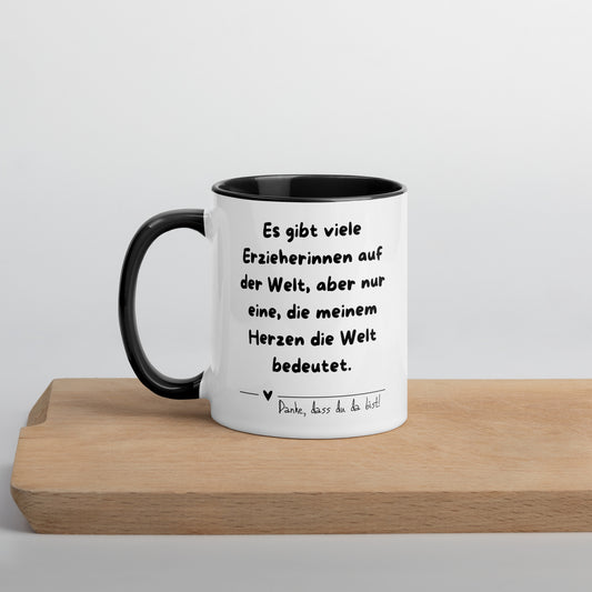 Erzieherin Tasse – „Danke, dass du da bist!“ | Geschenkidee