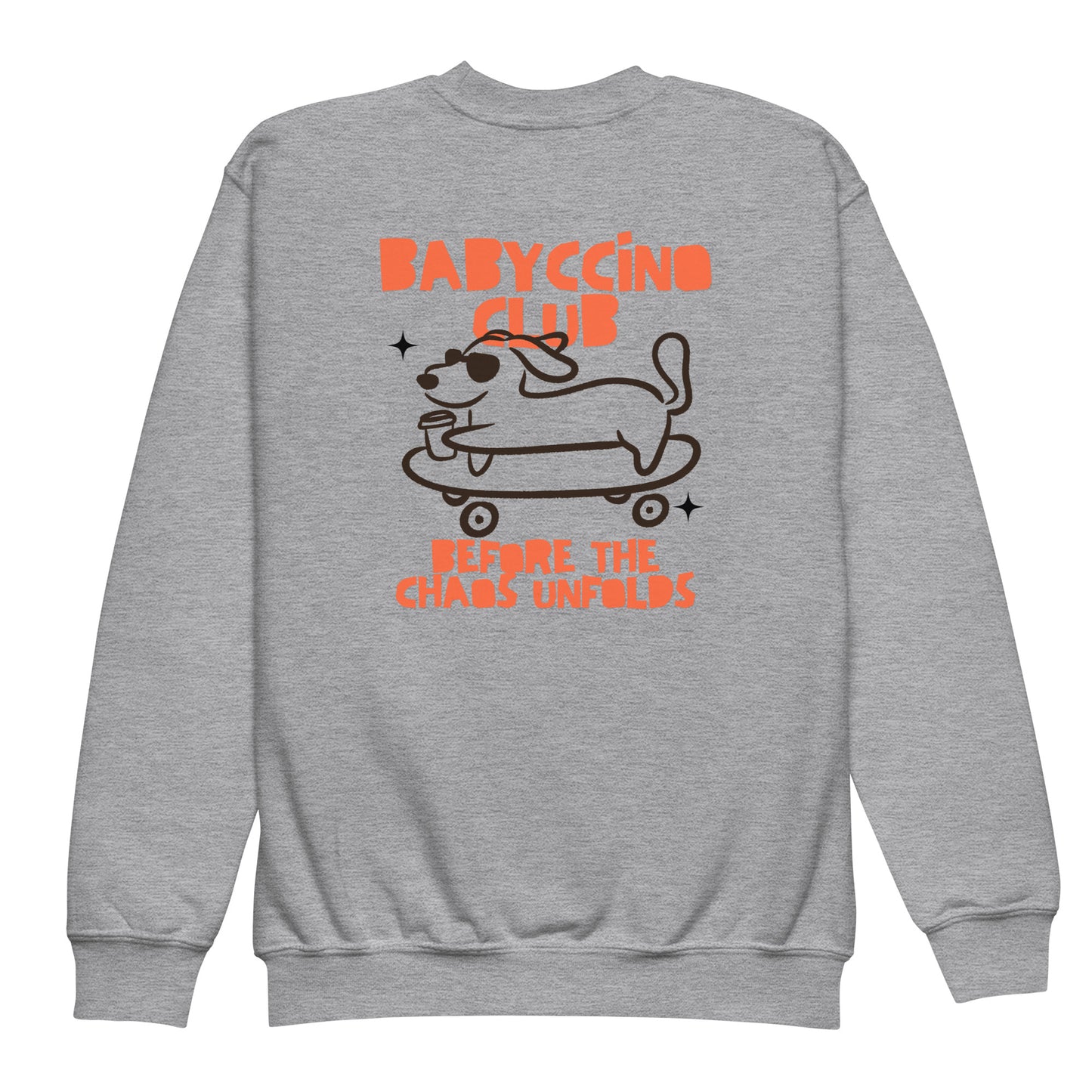 Kinder-Sweatshirt „Babyccino Club – Before the Chaos Unfolds“