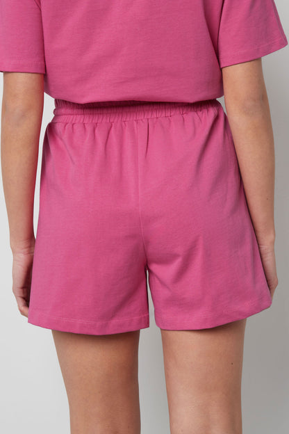 Baumwolle Damen Casual Shorts Zugband Elastischer Bund