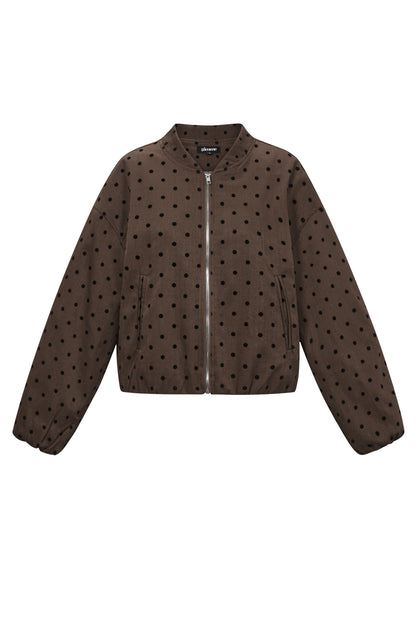 Gepunktete Jacke