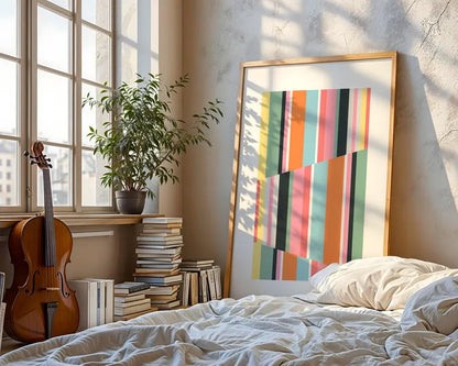 Mid Century Modern | buntes Poster