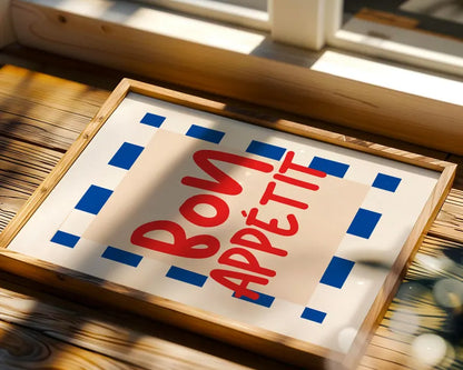 Küchenposter Bon Appetit