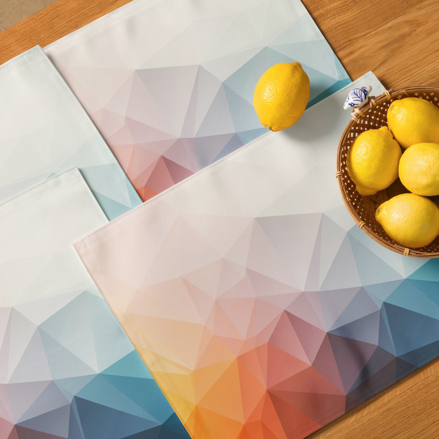Platzset 4er Set | grafisches buntes Muster
