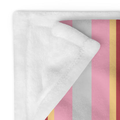 Premium Tagesdecke im klassischen Wolkenschoenshop Streifendesign