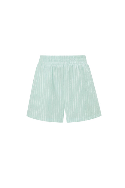 Cotton Woven Damen Shorts Casual Stripes
