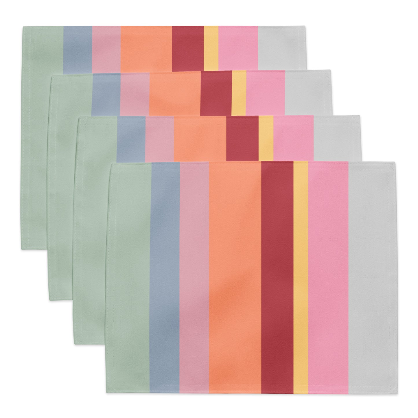 4er Set Platzset im klassischen Wolkenschoenshop Streifendesign