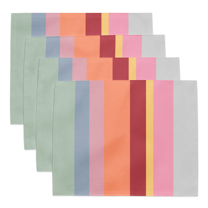 4er Set Platzset im klassischen Wolkenschoenshop Streifendesign
