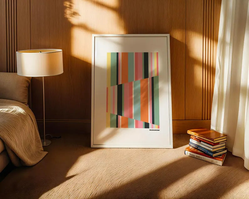 Mid Century Modern | buntes Poster