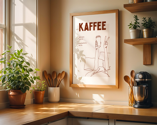 Poster für Kaffeeliebhaber