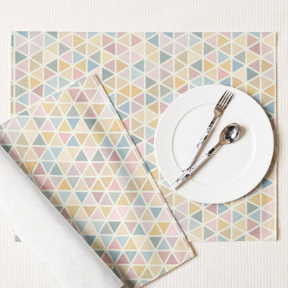 Platzset 4er Set | buntes Muster