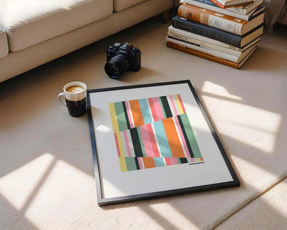 Mid Century Modern | buntes Poster