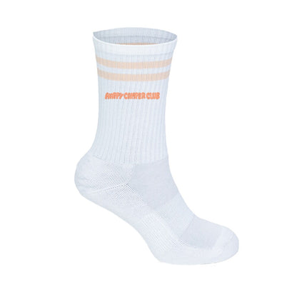 Happy Camper Club Tennissocken Peachfarbene Streifen