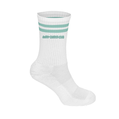 Happy Camper Club Tennissocken HAPPY CAMPER CLUB mintfarbene Streifen