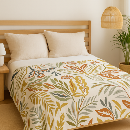 Premium Tagesdecke Flowermix