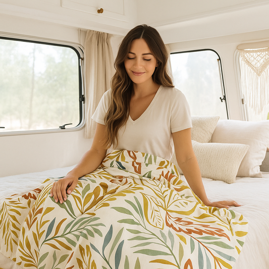 Premium Tagesdecke Flowermix