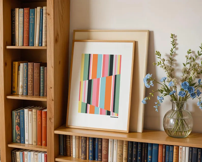 Mid Century Modern | buntes Poster