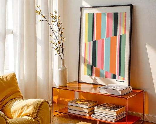 Mid Century Modern | buntes Poster