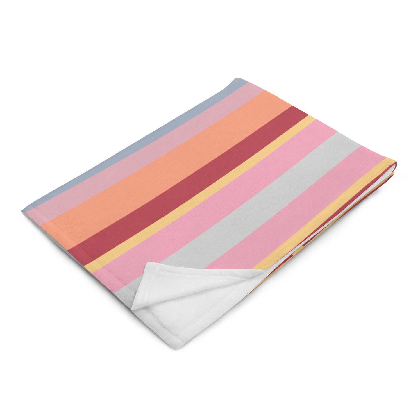 Premium Tagesdecke im klassischen Wolkenschoenshop Streifendesign