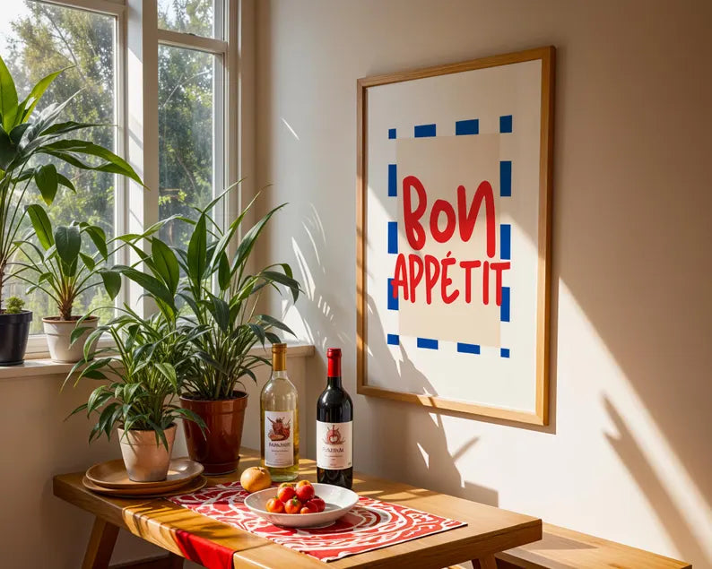 Küchenposter Bon Appetit