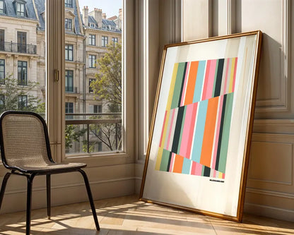 Mid Century Modern | buntes Poster