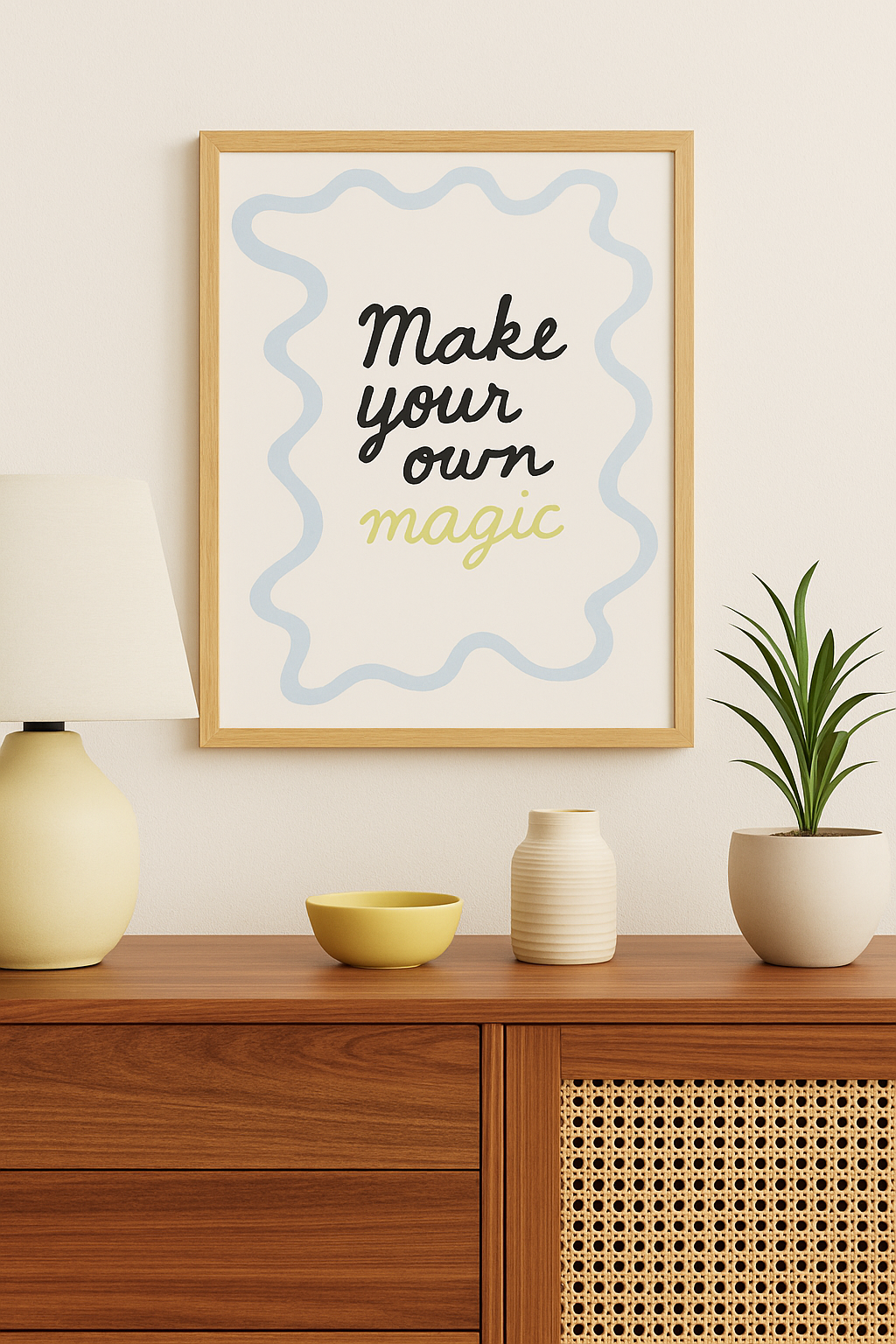 Motivationsposter | Bunter Kunstdruck im modernen Stil