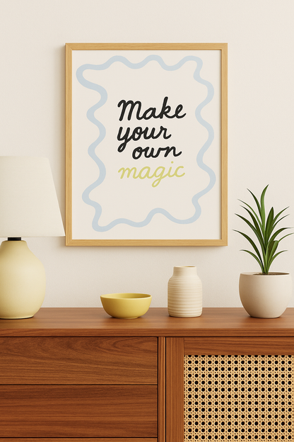 Motivationsposter | Bunter Kunstdruck im modernen Stil