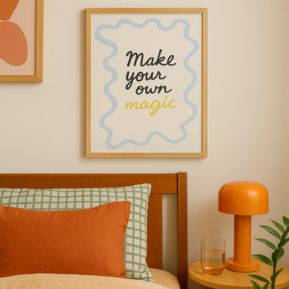 Motivationsposter | Bunter Kunstdruck im modernen Stil