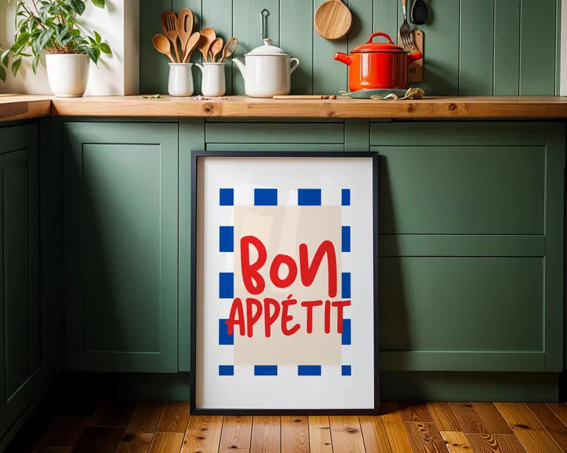 Küchenposter Bon Appetit