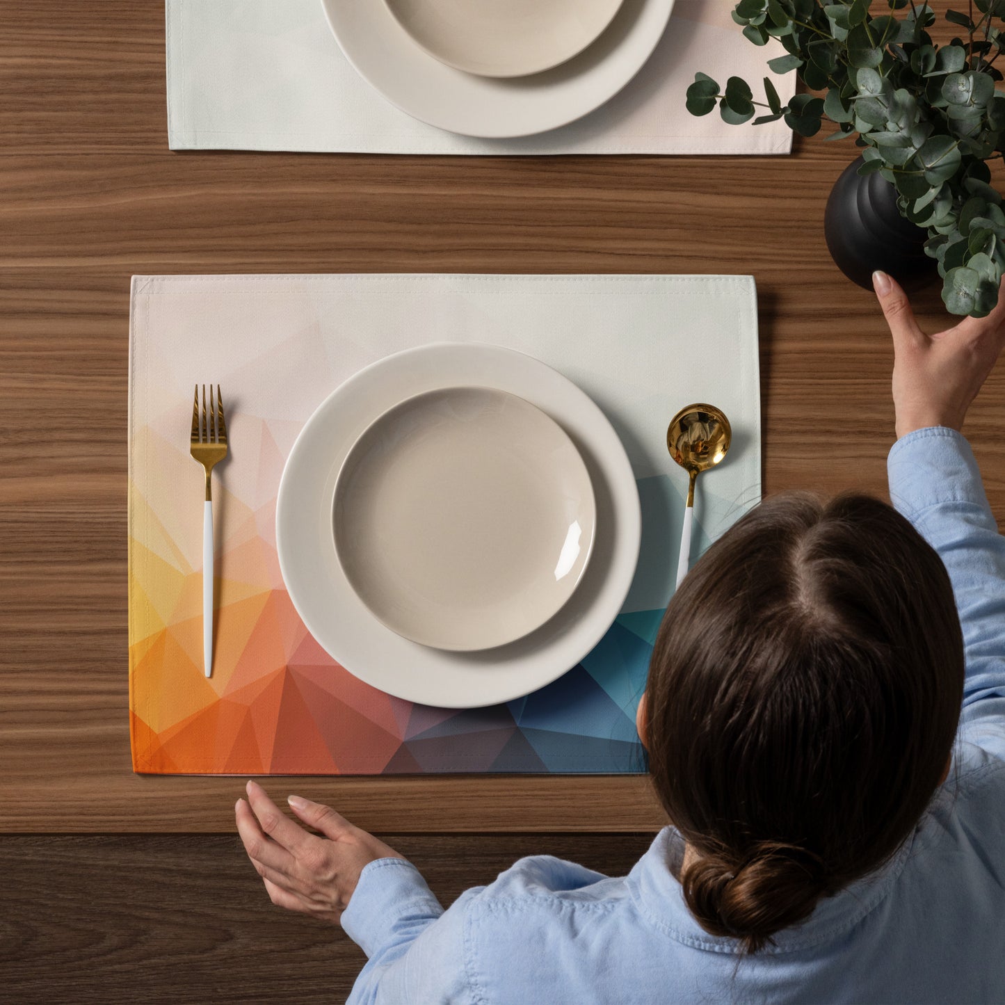 Platzset 4er Set | grafisches buntes Muster
