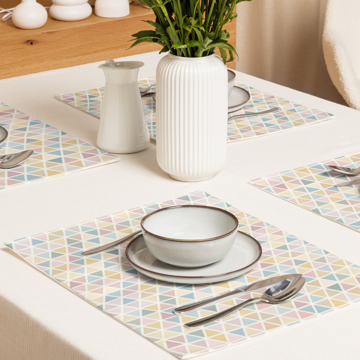 Platzset 4er Set | buntes Muster