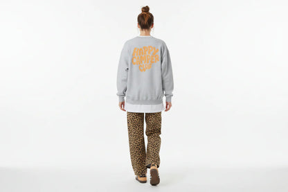 Happy Camper Club -Pullover Print vorne&hinten
