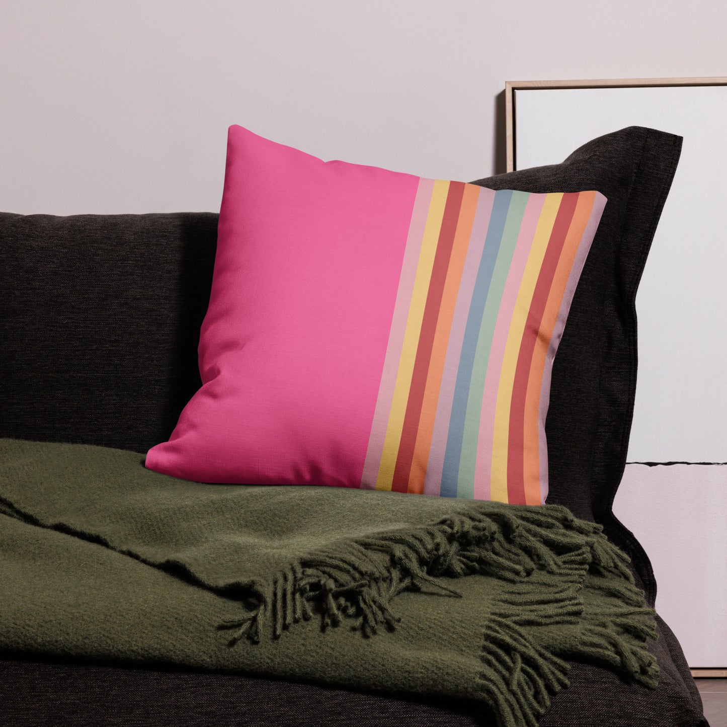 Premium-Kissen „Happy Classic Design“ – Zeitlos bunt, modern & gemütlich