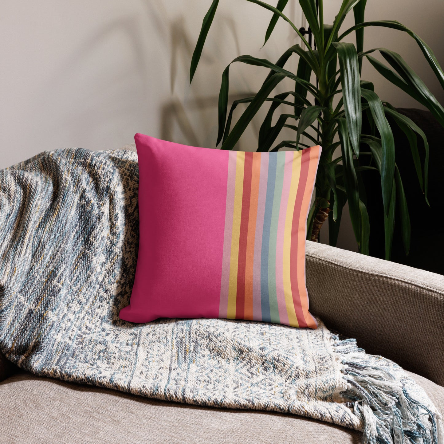 Premium-Kissen „Happy Classic Design“ – Zeitlos bunt, modern & gemütlich