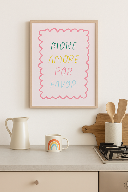 Poster - Farbenfroher Vibe für dein Zuhause oder Camper