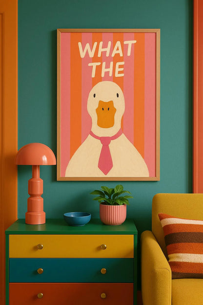 Poster What The Duck