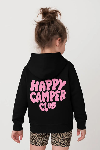 Kids Hoodie Happy Camper Club