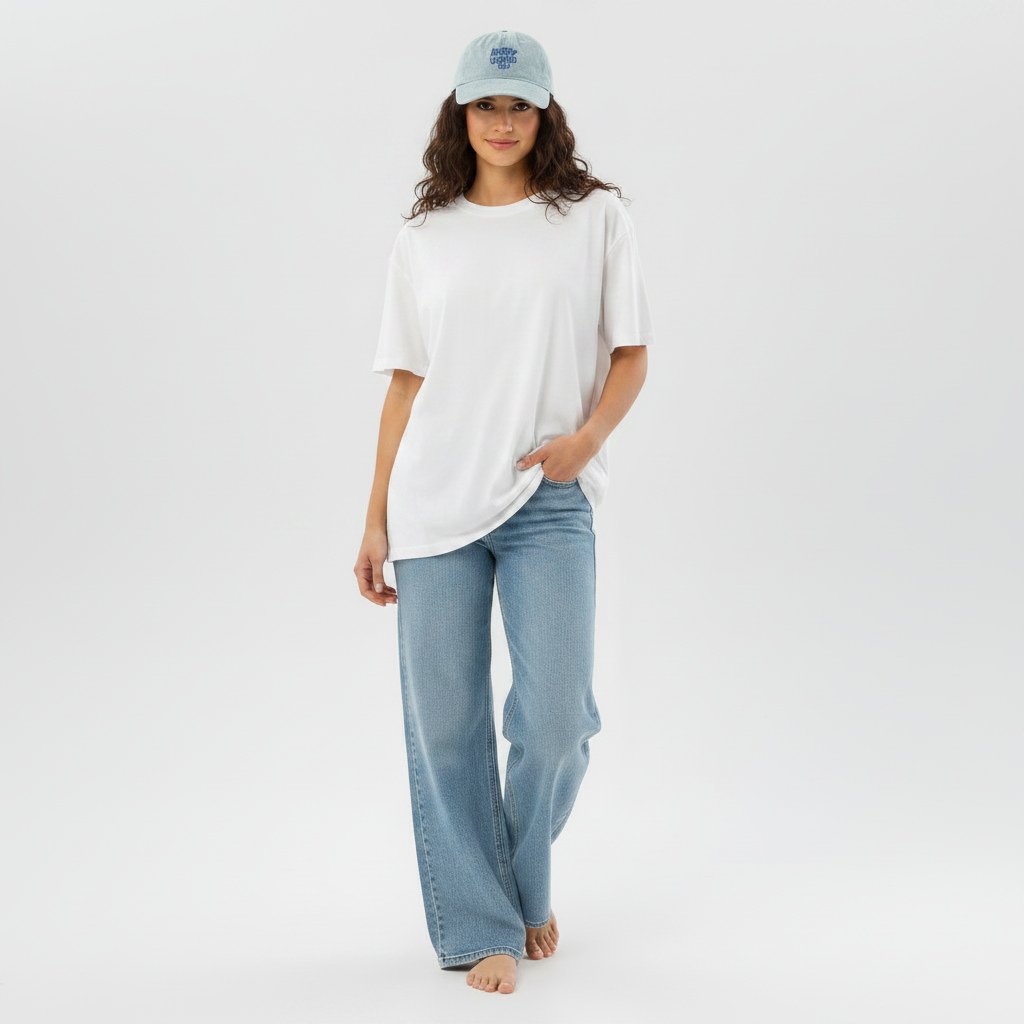 Cap Denim - bestickt mit Happy Camper Club Logo