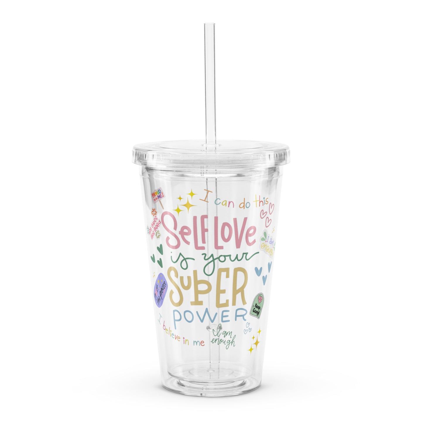 Self Love Becher – Wiederverwendbarer Trinkbecher mit Spruch