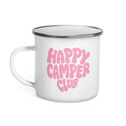 Happy Camper Club | Emailletasse Pink
