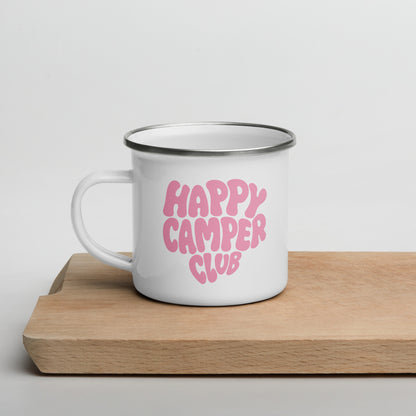 Happy Camper Club | Emailletasse Pink