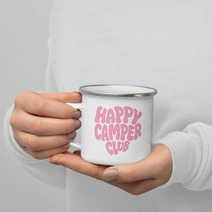 Happy Camper Club | Emailletasse Pink