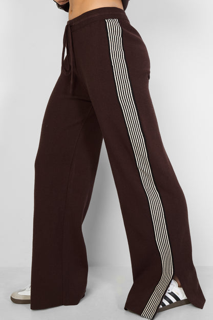 Strickhose mit Streifen