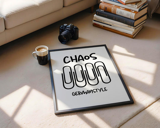Poster CHAOS GERMAN STYLE