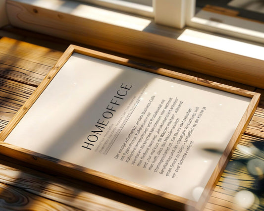 Poster Definition Homeoffice